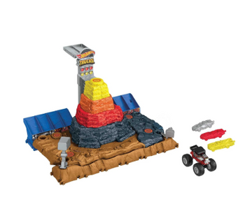 Hot Wheels Monster Trucks System of Play Ultimate Crush Yard Playset